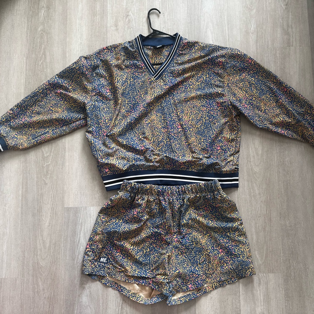 Melody Ehsani Blue And Yellow Patterned Jacket - image 2